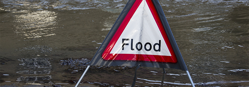 flood warning sign